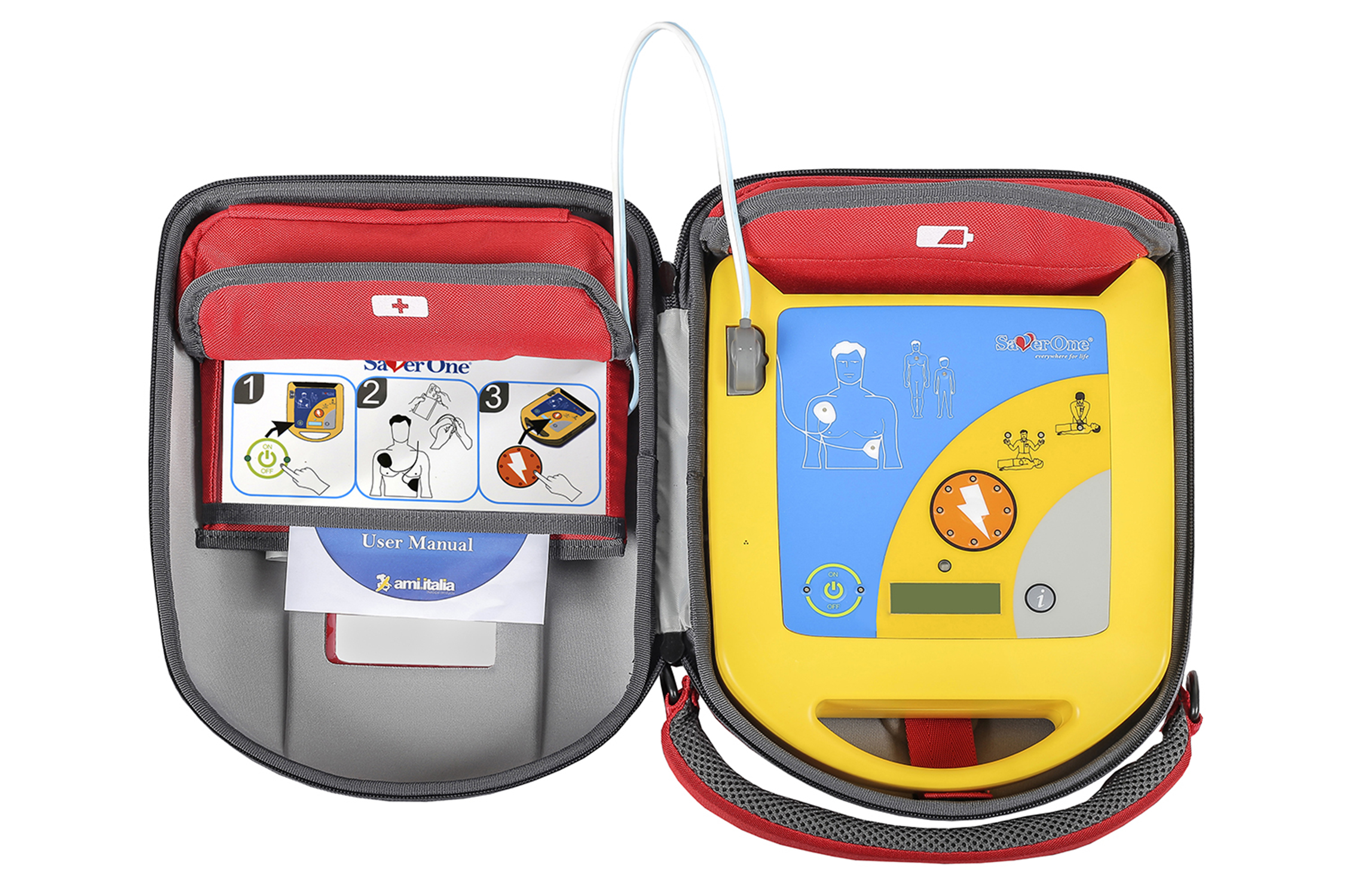 Saver One AED Defibrillator / Halbautomat MDR 2024 zertifiziert