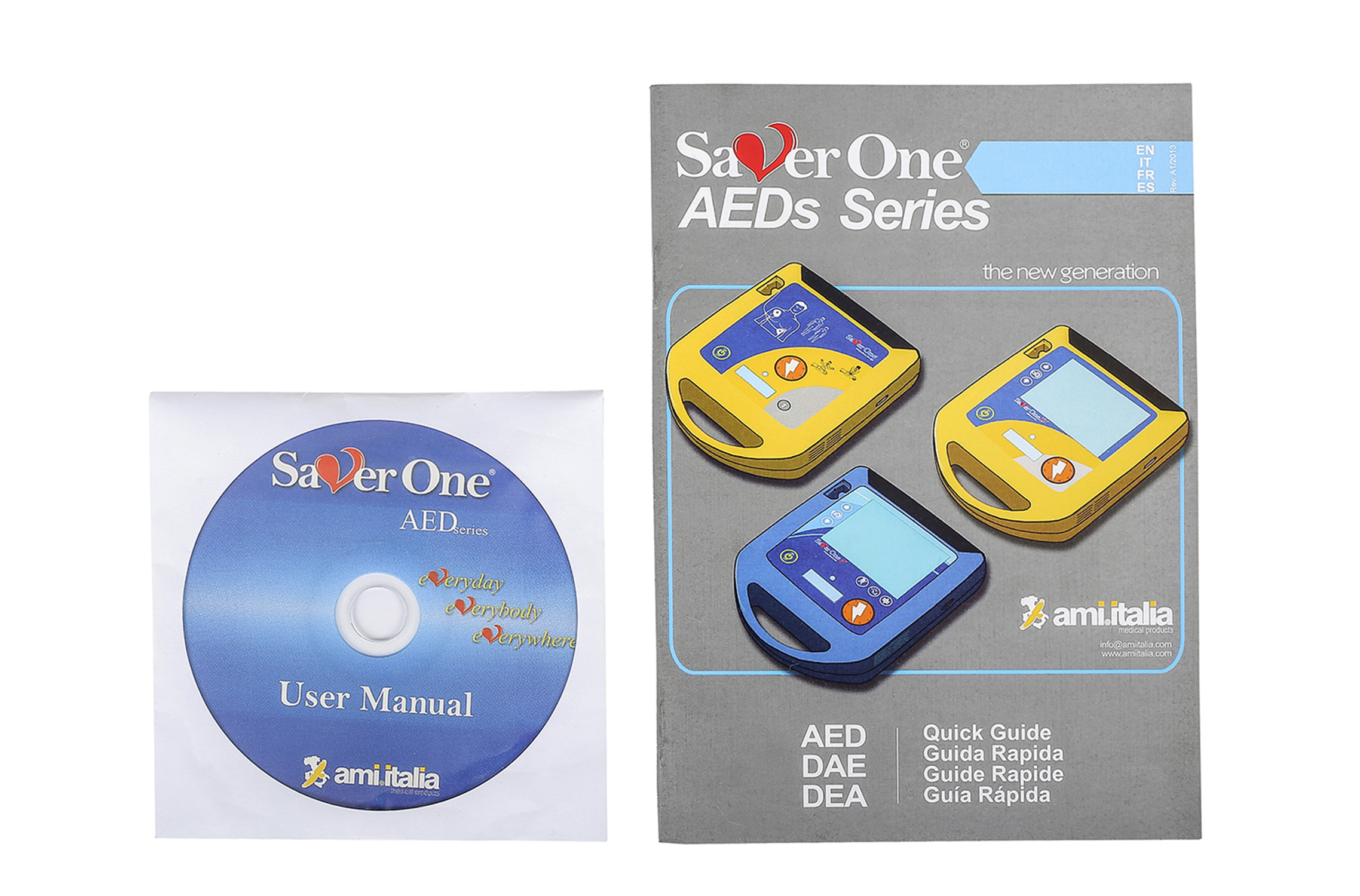 Saver One AED Defibrillator / Halbautomat MDR 2024 zertifiziert