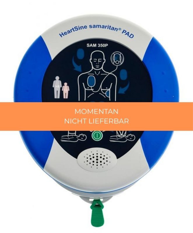 Defibrillator AED PAD350P halbautom. Schockauslösung m. Notfallset